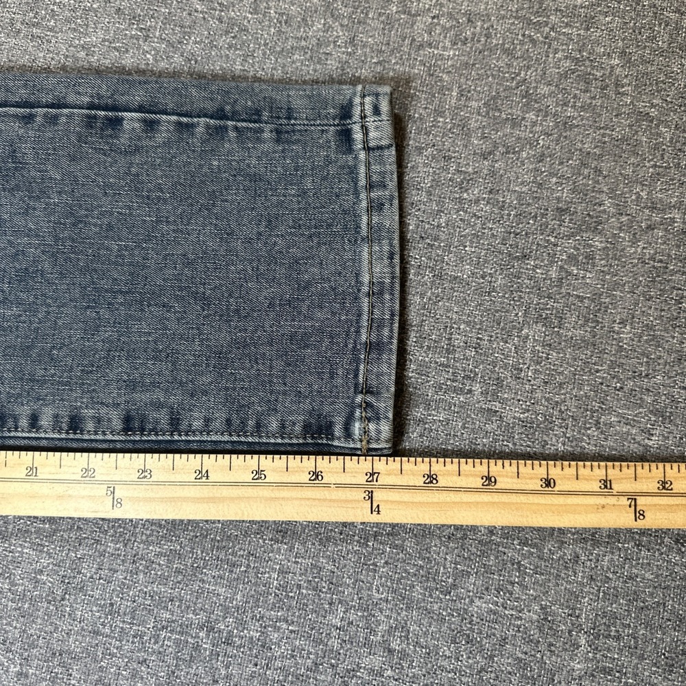 Vintage 90s Levis 501 Distressed Faded Blue Jeans Pants Size 32x30 - Picture 7 of 8